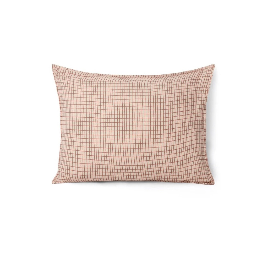 Garbo & Friends Grid Pattern Pillowcase set of 2